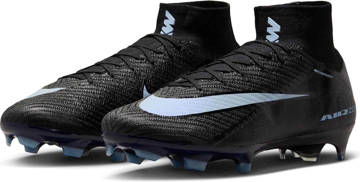 Nike Nike Mercurial Superfly 10 Elite High-Top-fußballschuh Für Normalen Rasen Chaussure de footballHomme 44.5 EU Black Ice Blue