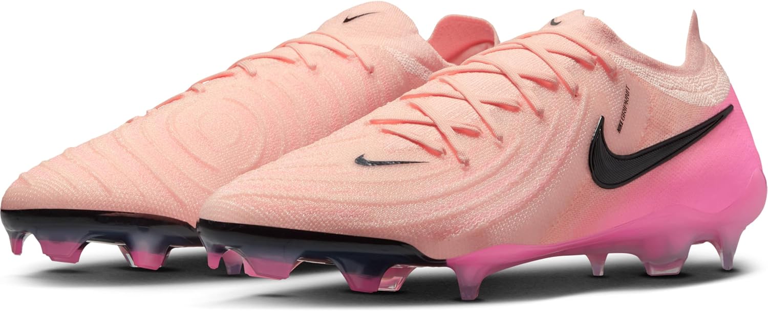 Nike Homme Phantom Gx 2 Elite FG Low-Top-fußballschuh Chaussure de Football 36 EU Crimson Tint Black Pink Blast