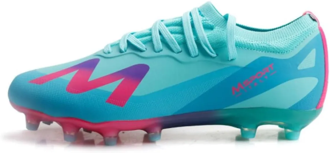 Chaussures de Football Enfant avec Crans - Chaussures Sportives Garçon, Idéales pour Entraînement et Matches Professionnels Mc01 34 EU