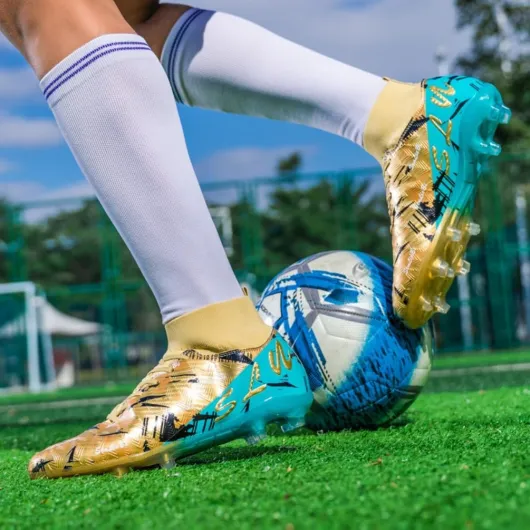 Chaussures de football à tige haute pour homme, pour enfants et adolescents, parfaites pour l'entraînement de football et les jeux de loisirs G002 40 EU