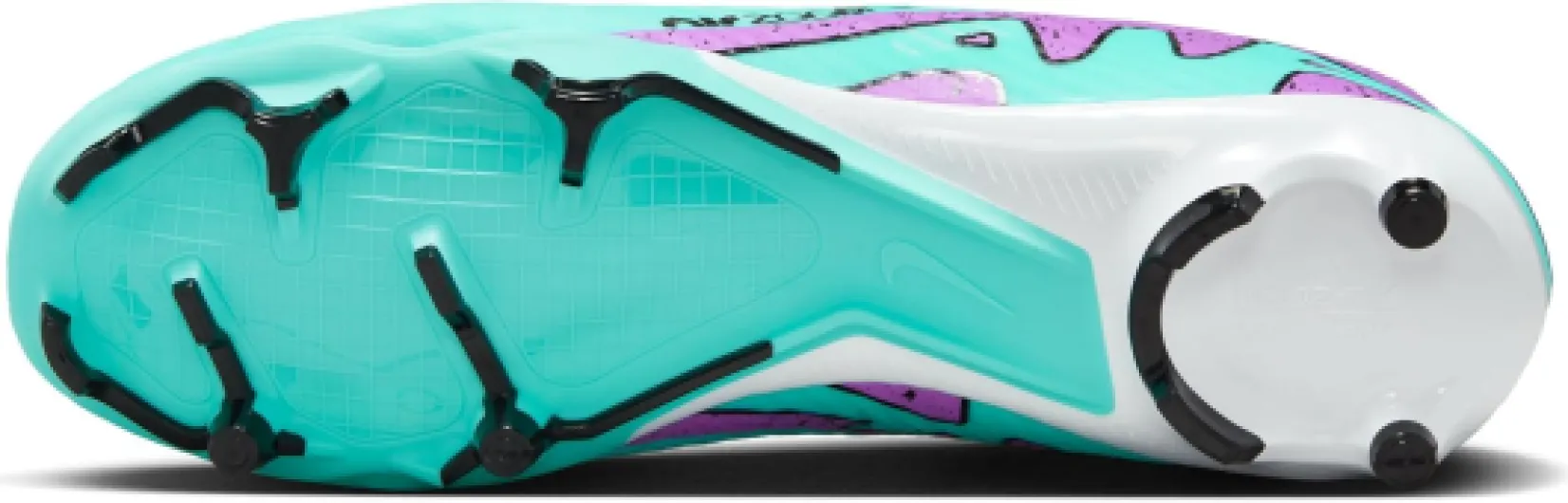 Nike Zoom Vapor 15 Academy FG/MG Football Soccer ShoeHomme 45 EU Hyper Turq Fuchsia Dream Black White