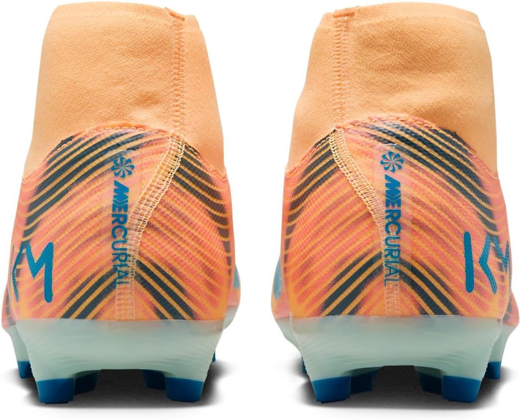 Nike Zm Superfly 10 Acad Km FG/MG SneakerHomme 43 EU Melon Tint Neo Turq Igloo