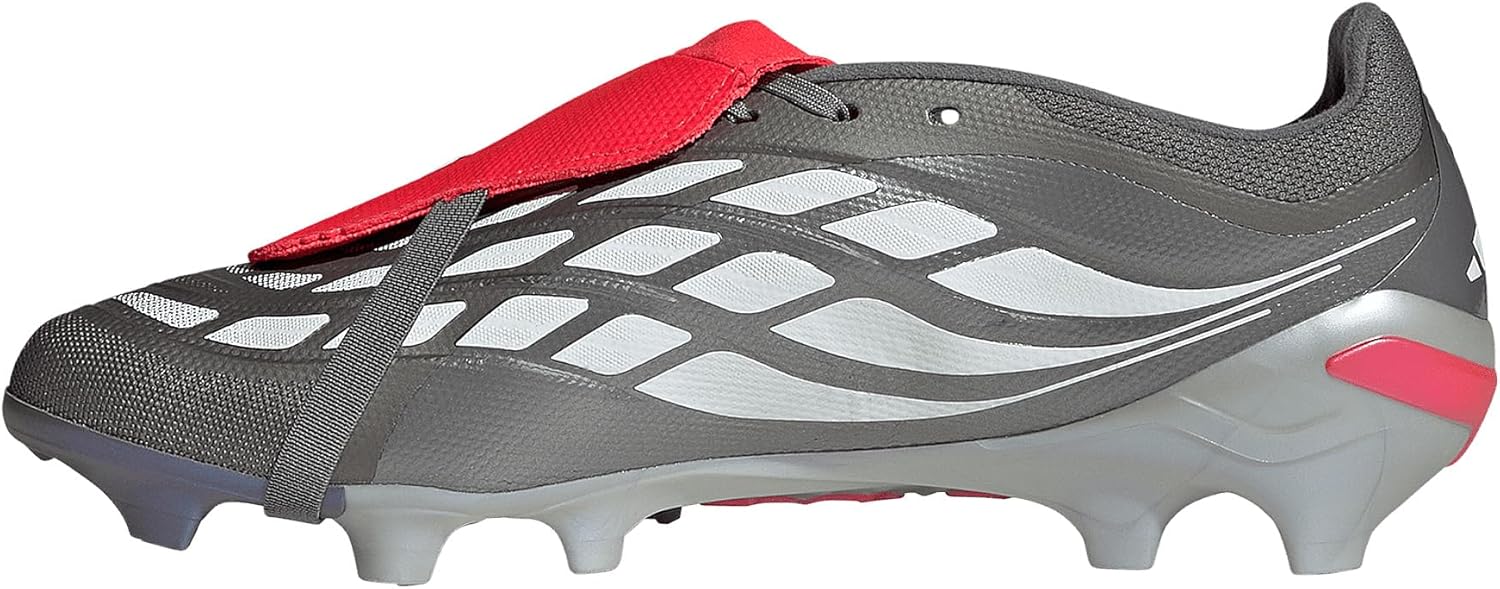 Unisex Chaussure de Football Predator League Fold-Over Tongue Terrain Souple 44 EU Gris Argenté