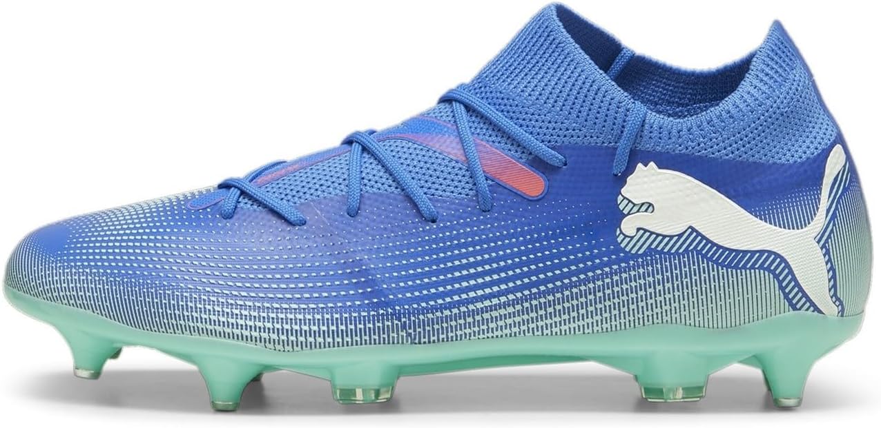 Future 7 Match Mxsg Soccer ShoeMixte 44.5 EU Bluemazing Puma White Electric Peppermint