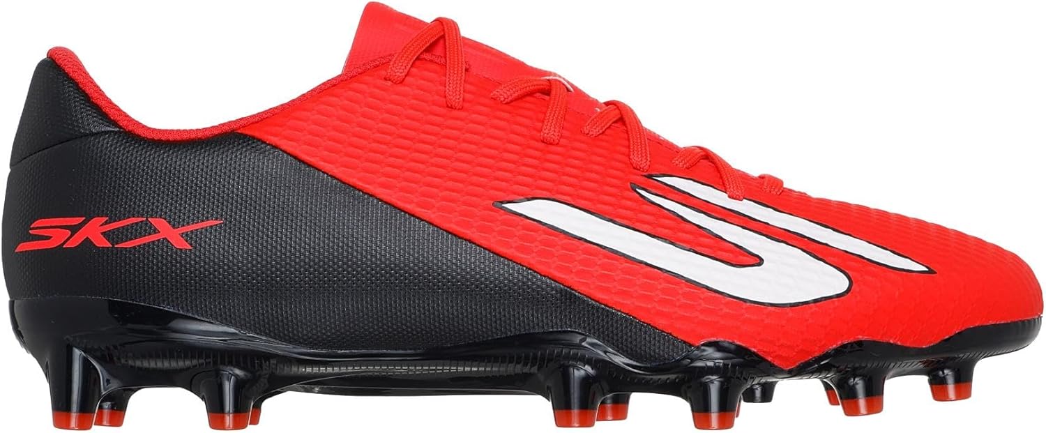 Homme SKX 2 Academy Chaussures de Football Gazon Artificiel 43 EU Bordure Noire Synthétique Rouge