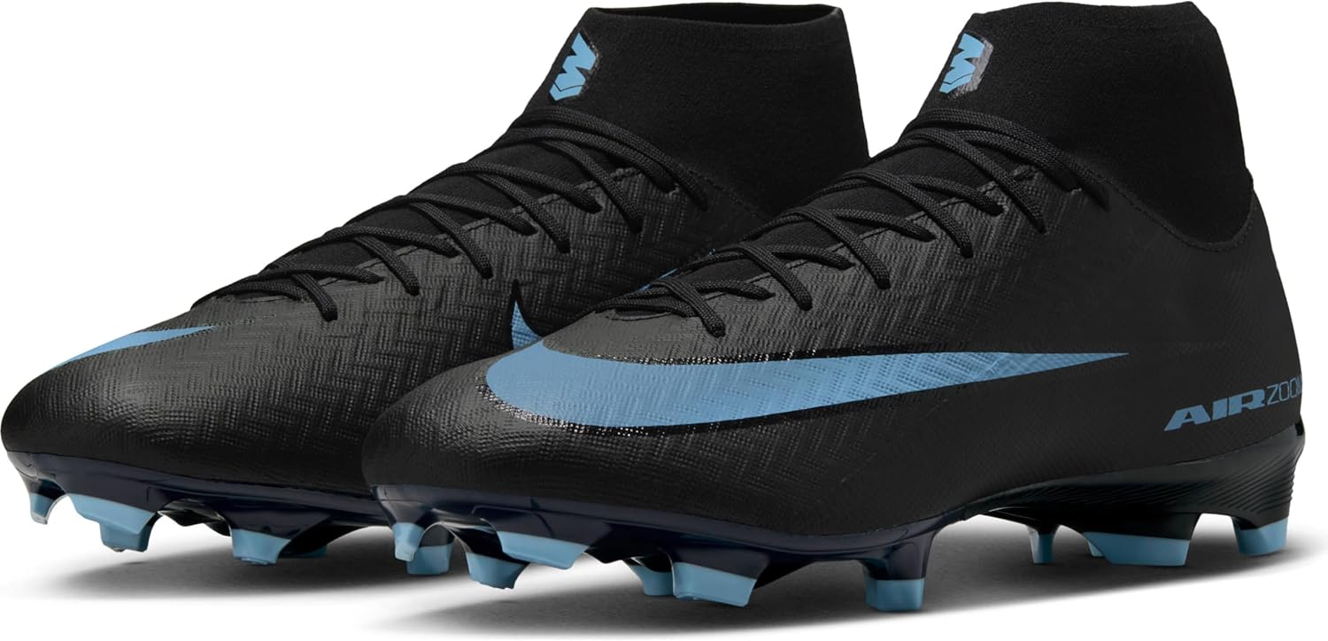 Nike Nike Mercurial Superfly 10 Academy AG High-Top-fußballschuh Chaussure de footballHomme 39 EU Black Ice Blue