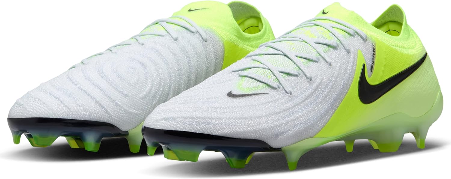 Nike Homme Phantom Gx 2 Elite FG Low-Top-fußballschuh Chaussure de Football 41 EU Volt Argenté Métallisé