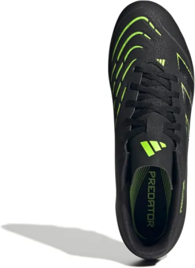 Mixte Predator Club Firm Ground/Multi Ground Chaussures de Football 43 1/3 EU Core Black Carbon Lucid Lemon