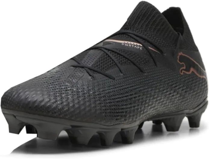 Chaussures de Football Rose Homme Future 7 Pro FG/AG 42.5 EU Puma Noir Rose Cuivré